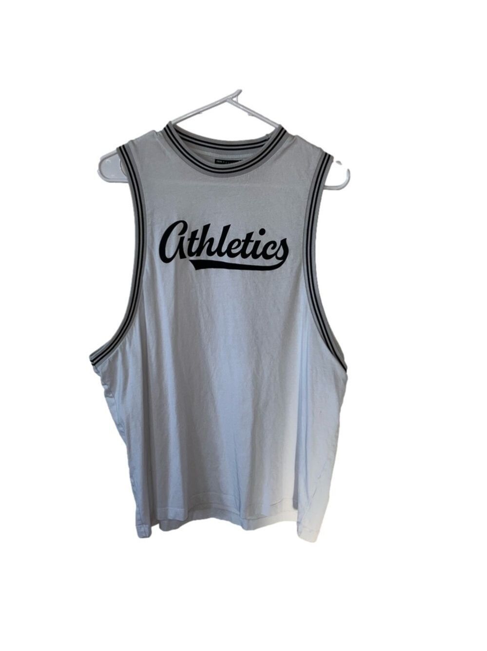 ASOS Athletics White Tank Top Size Medium